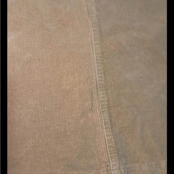 Y2K 90’s stretchy corduroy tan mini skirt mod academia Forever 21 Large - Picture 4 of 8
